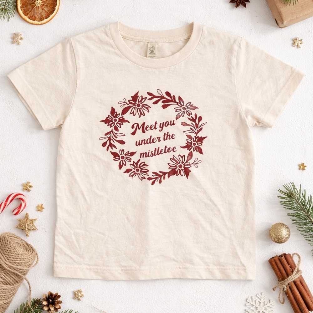 Tenth & Pine Mistletoe Tee - Toddler 4t